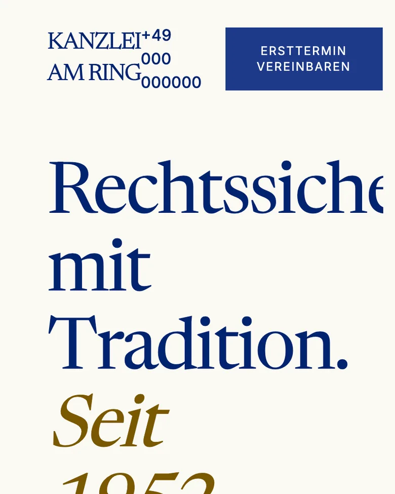 Kanzlei-Demo auf Mobile