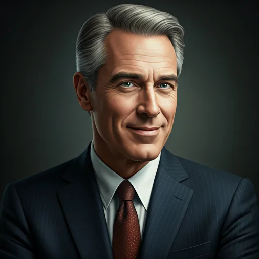 Portrait of an elegant mature gentleman, representing a satisfied high-net-worth client.